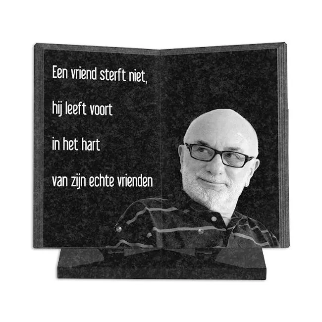 Boek gedenksteen